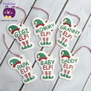 Family Names Elf, Ornament/Eyelet 16 designs!