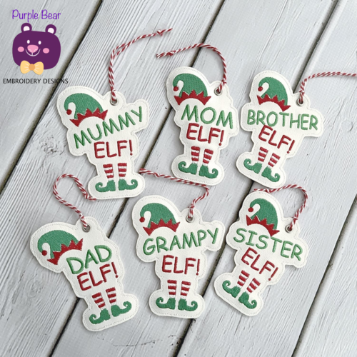 Family Names Elf, Ornament/Eyelet 16 designs!