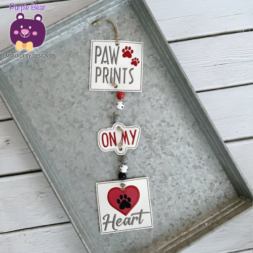 Paw Prints Hanger