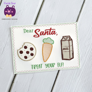 Santa Treat Mat