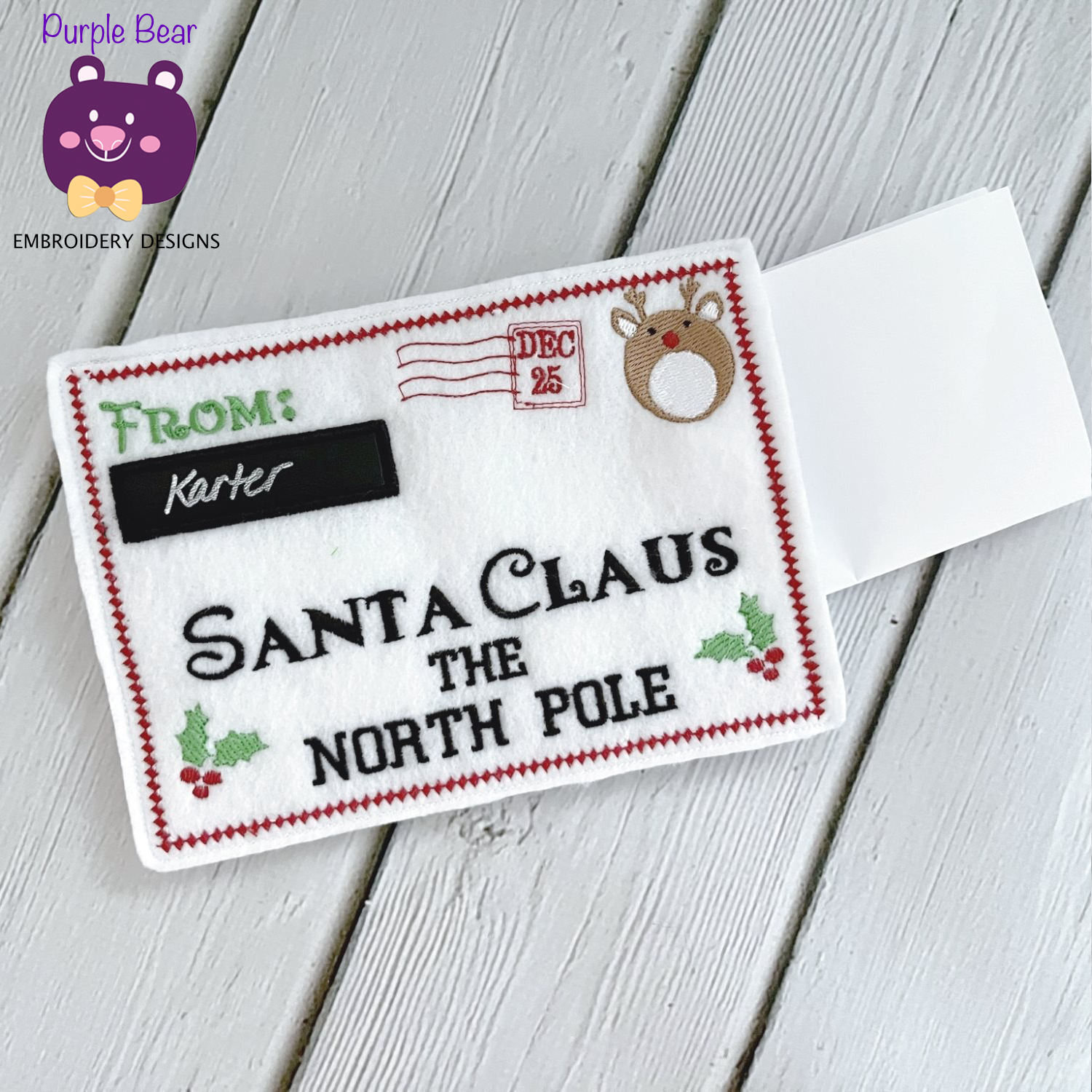 Santa Envelope/Letter holder
