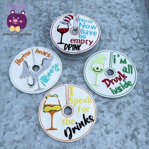 Set 12 Horton Coasters & Drinks Tags 8 designs