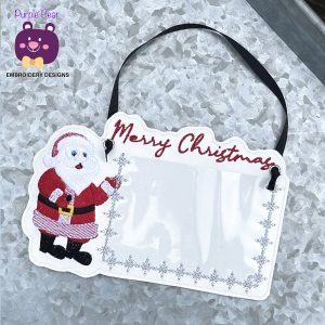 Santa Photo Holder