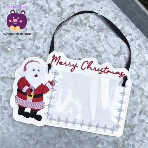 Santa Photo Holder