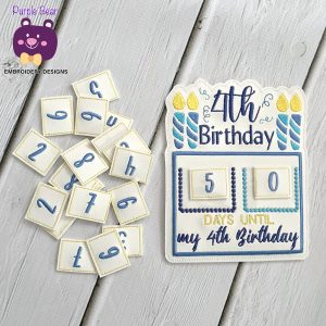 4th Birthday Countdown
