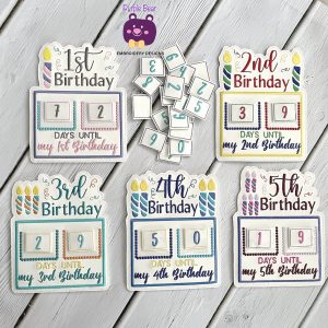 Birthday Countdown Set 1st - 5th
