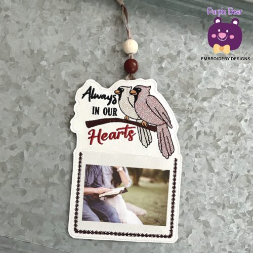 Cardinal Photo Holder