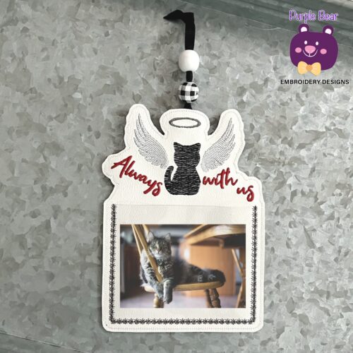 Cat & Wings Photo Holder