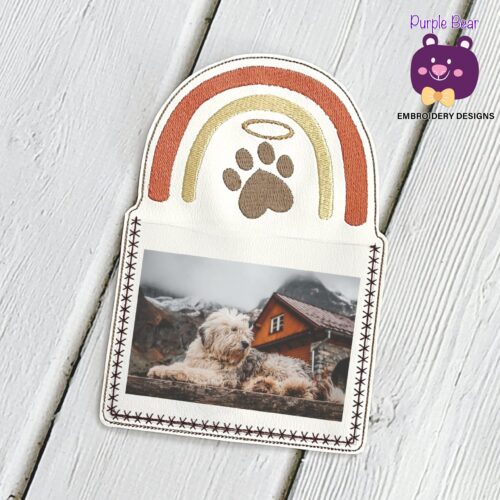 Rainbow & Paw Photo Holder