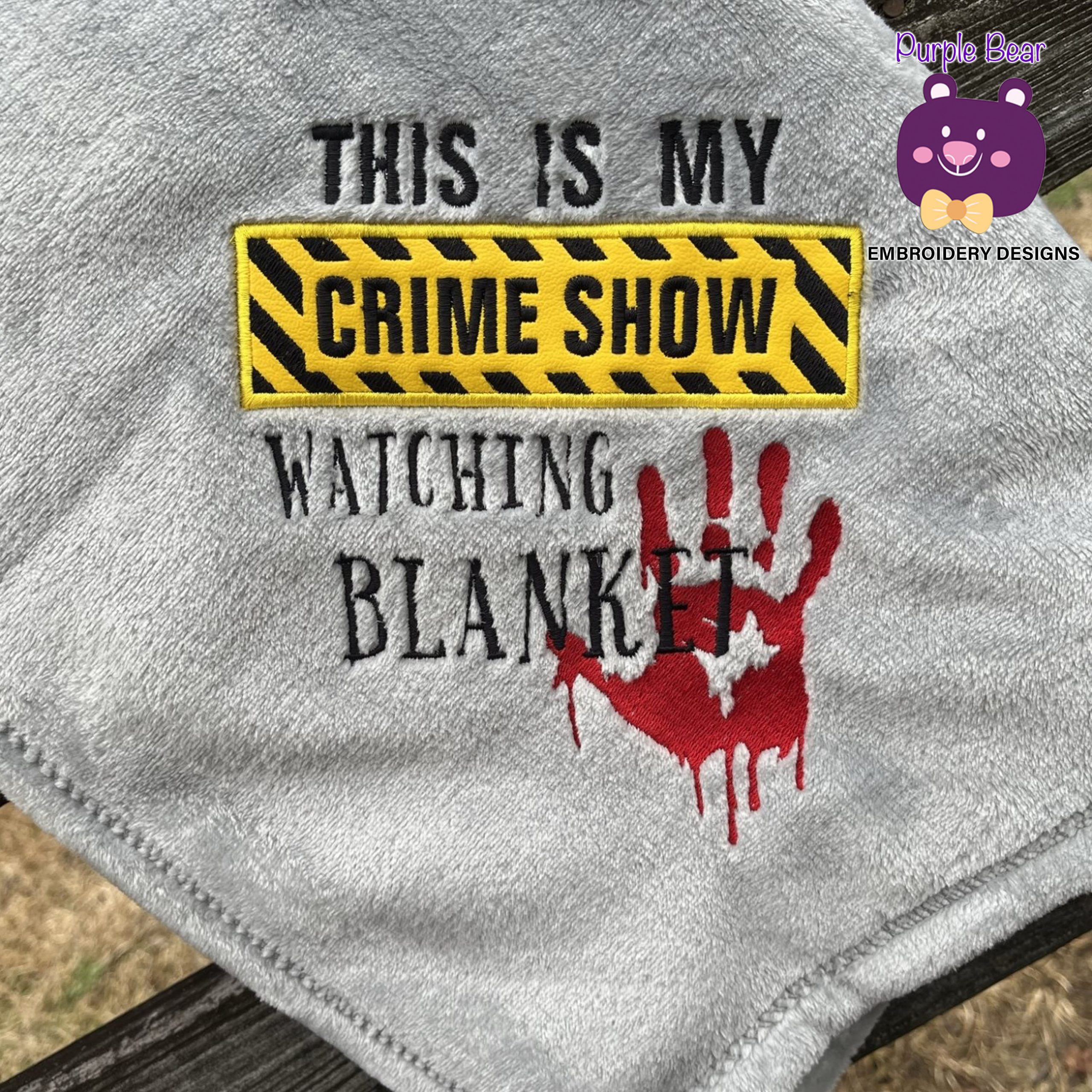 Crime Show Watching Blanket