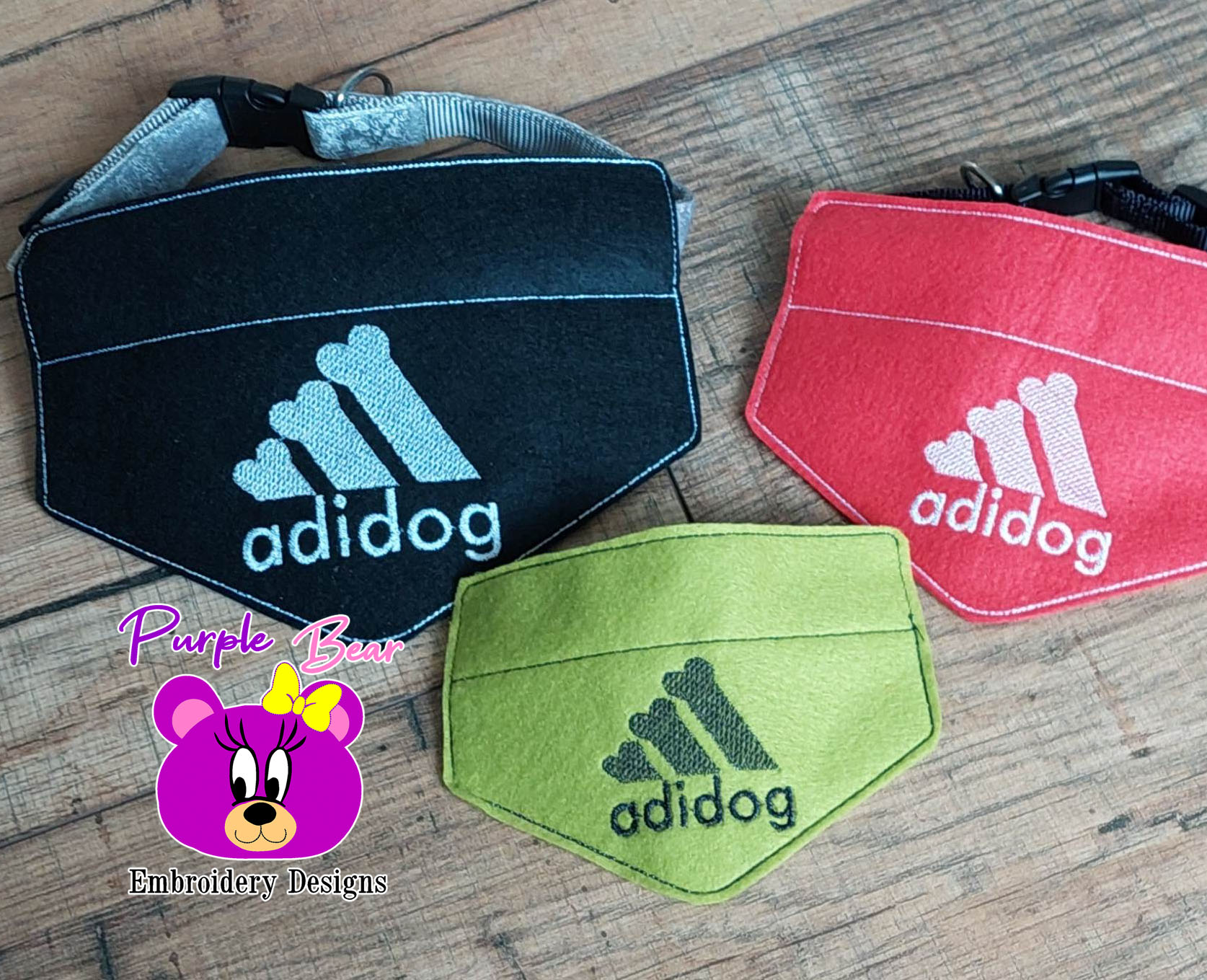 Adidog Bandanas 3 Sizes