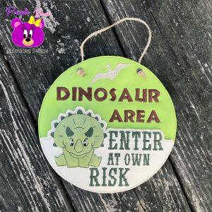 Dinosaur Area Hanger 3 Sizes