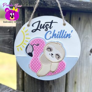 Just Chilling Sloth, Hanger 3 Sizes