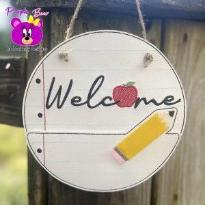 Welcome Classroom Hanger 3 Sizes