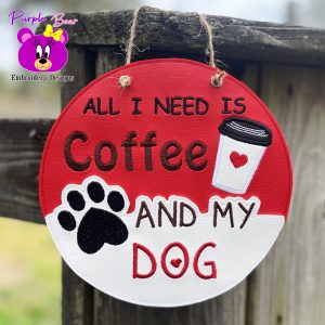Coffee & Dog, Hanger 3 Sizes