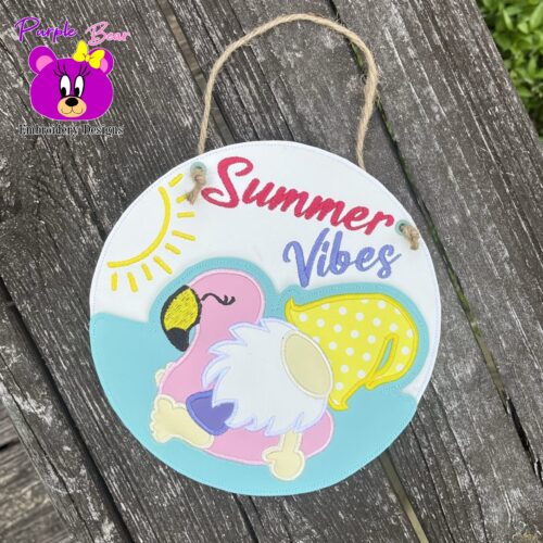 Summer Vibes Gnome Hanger 3 Sizes