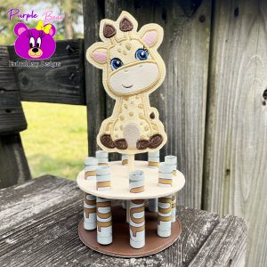 Giraffe, baby gift, Money Cake
