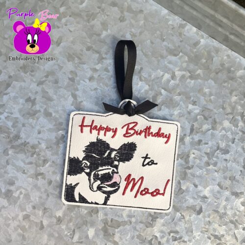 Cow, Birthday Gift Card Holder