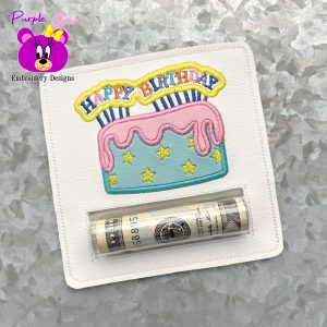 Birthday Cake Money Pocket