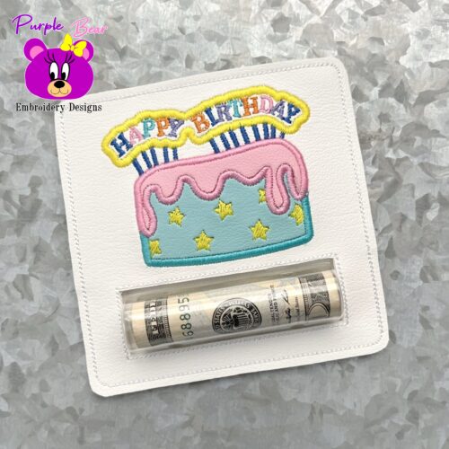 Birthday Cake Money Pocket