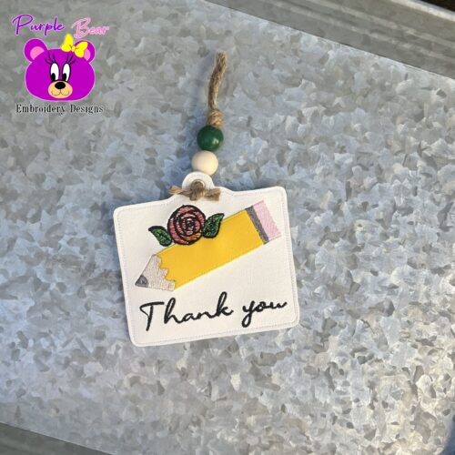 Thank you, Teacher Gift Card Holder