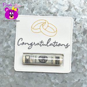 Wedding Congratulations, Money Pocket