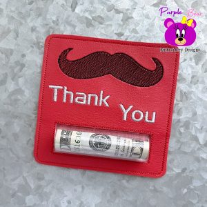 Moustache thank you, Money Pocket