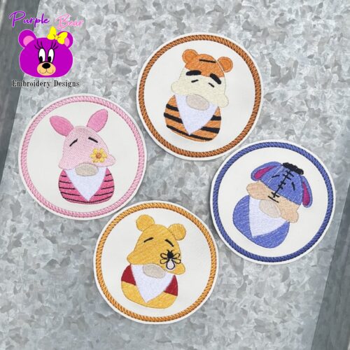 Bear & friends gnome Coaster set.