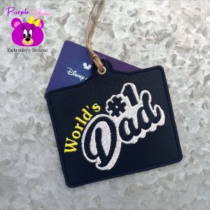 #1 Dad Gift Card Holder