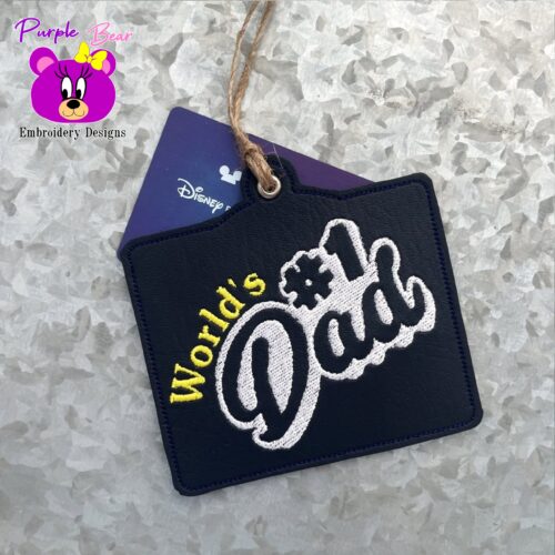 #1 Dad Gift Card Holder