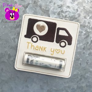 Thank you, Delivery truck, Money Pocket