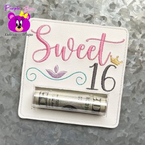 Sweet 16 Money Pocket