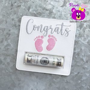 Congrats Baby Feet, Money Pocket