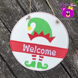 Welcome Elf Hanger 3 Sizes