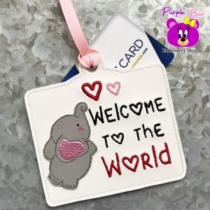 Welcome, Baby, Gift Card Holder