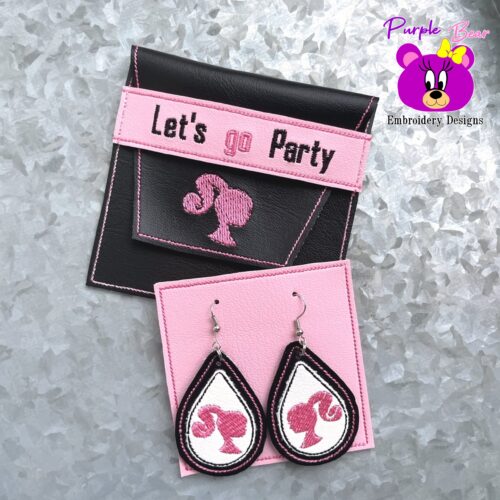 Retro Barb Earring Card, Case & Earrings