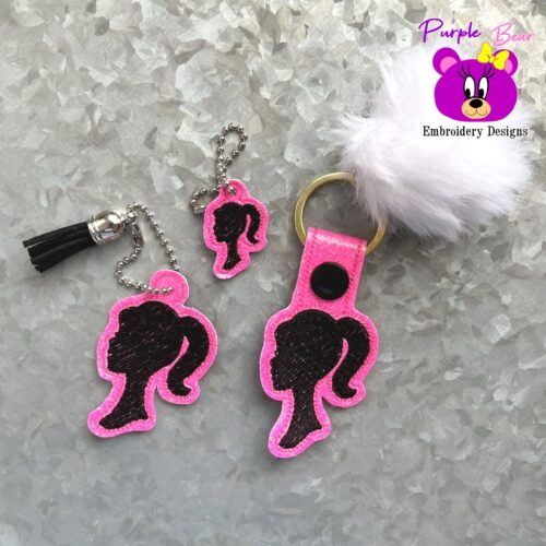 Barb Keyring Set 3 Designs