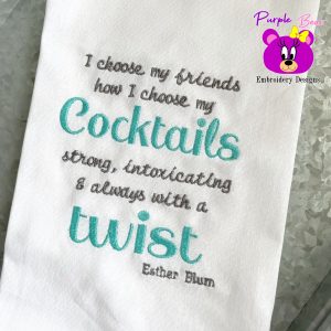 Friends like Cocktails, Stand Alone Design 2 sizes