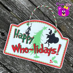 Who-lidays Hanger 3 sizes