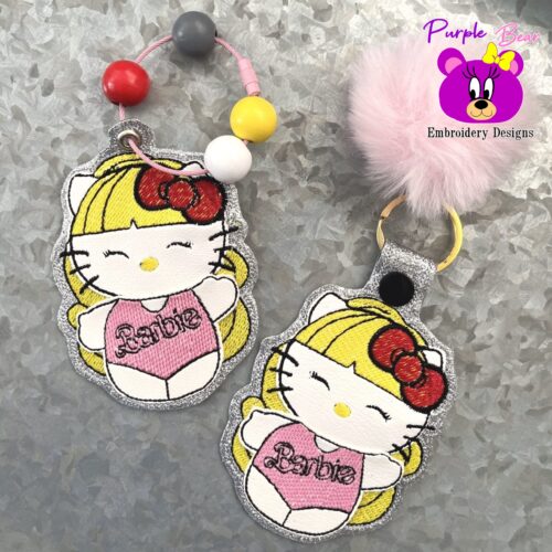 Barb Kitty Snap tab & Eyelet