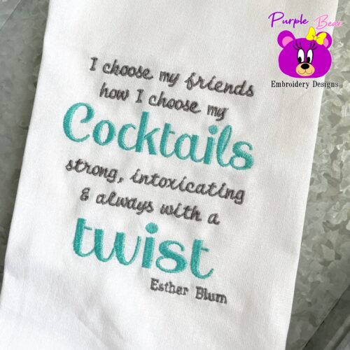Friends like Cocktails, Stand Alone Design 2 sizes