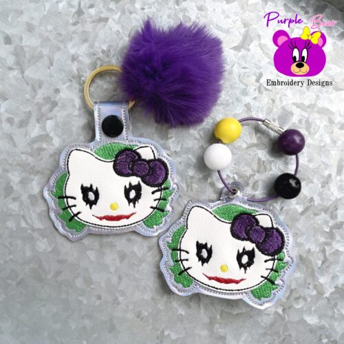Joker Kitty Snap tab & Eyelet