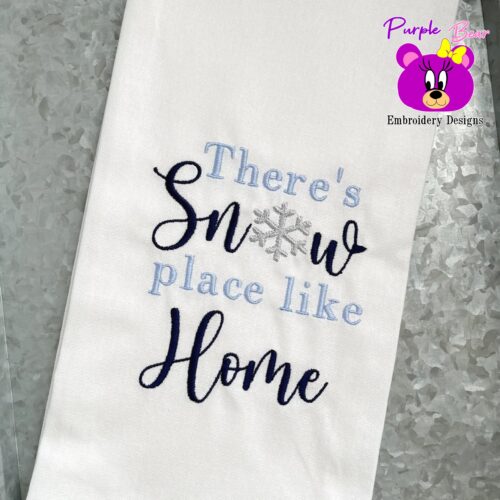 Snow Place Like Home Stand Alone Design 2 sizes
