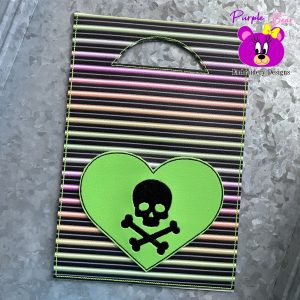 Skull Heart, Bag in 3 sizes