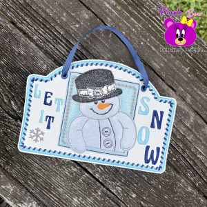 Let It Snow Hanger 3 sizes