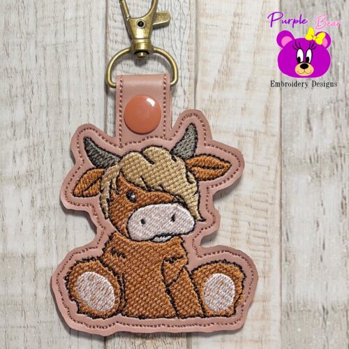 Highland Cow Snap tab