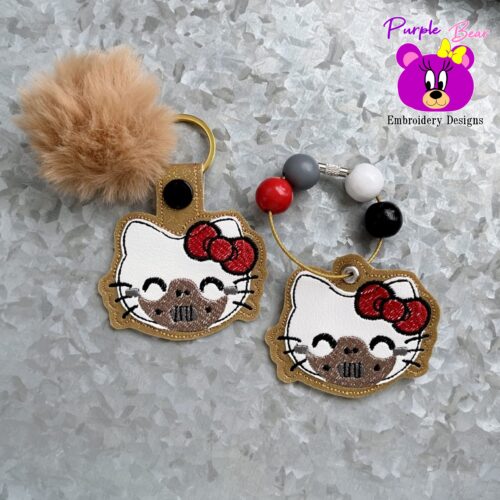 Cannibal Kitty Snap tab & Eyelet