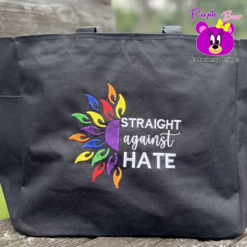 Straight against hate Stand Alone Design 3 sizes