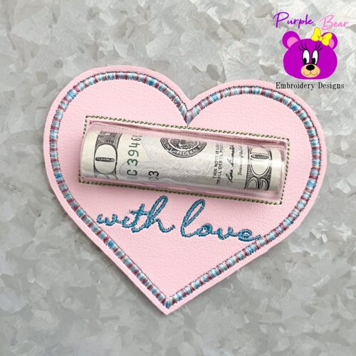 Heart, with love Money Holder/Pocket