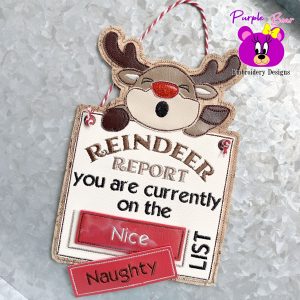 Reindeer Report Card